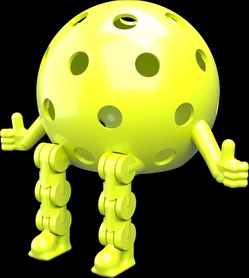 Bright Green Pickleball Dinky