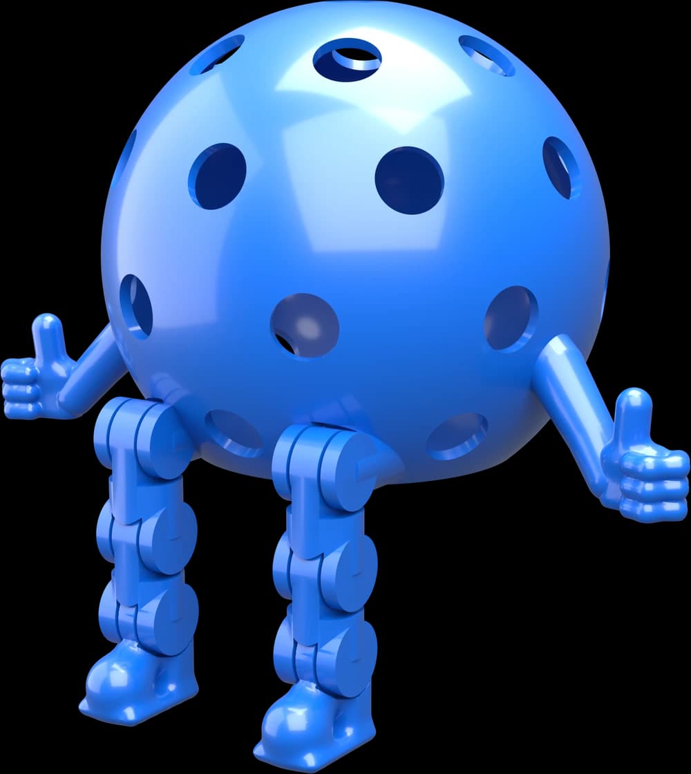 Blue Pickleball Dinky