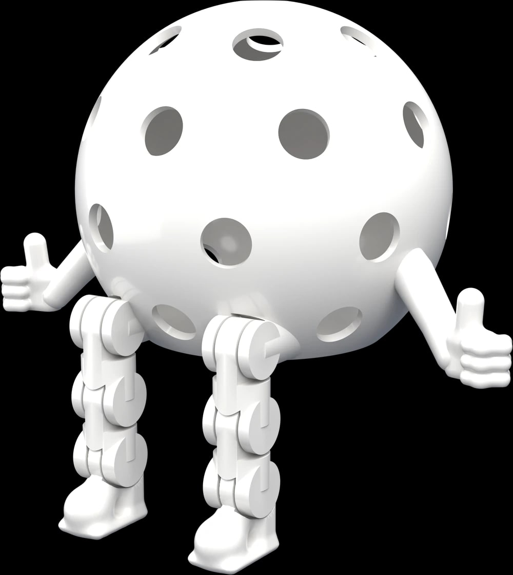 White Pickleball Dinky